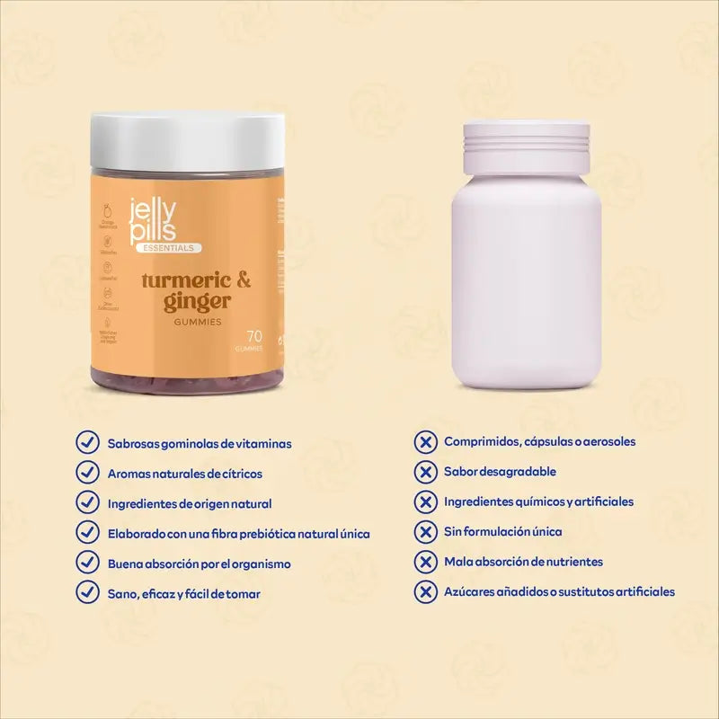Jelly Pills Curcuma , 70 gommes