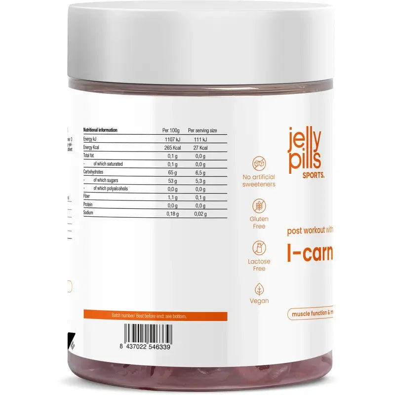 Gélules de L-carnitine à l'orange, 70 unités