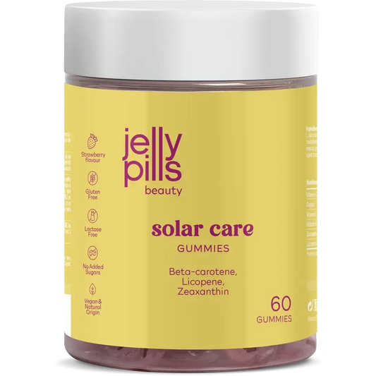 Jelly Pills Supplément alimentaire de soin solaire en format gummies, 60 gummies