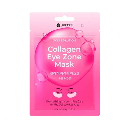 Jkosmec Skin Solution Masque Collagène pour la zone des yeux, 30 unités