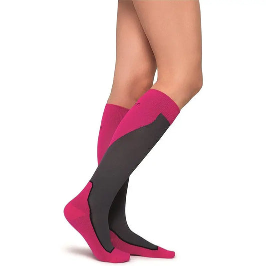 Chaussettes de sport Jobst, rose/gris, 15-20 mmhg