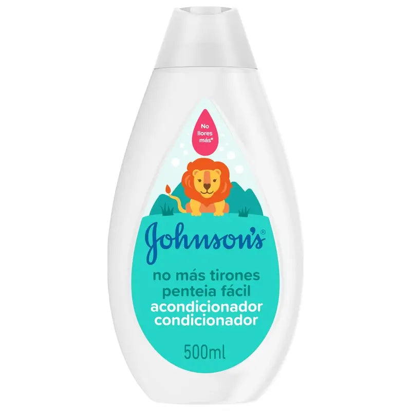 Après-shampooing démêlant Johnson's Baby, cheveux longs ou frisés, sans larmes, hypoallergénique, 500 ml