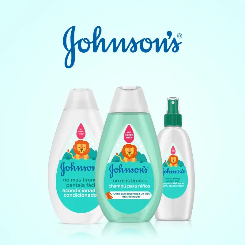 Après-shampooing démêlant Johnson's Baby, cheveux longs ou frisés, sans larmes, hypoallergénique, 500 ml