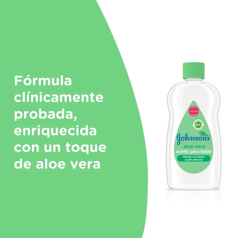 Huile hydratante et nourrissante instantanée à l'aloe vera de Johnson's Baby, 500ml