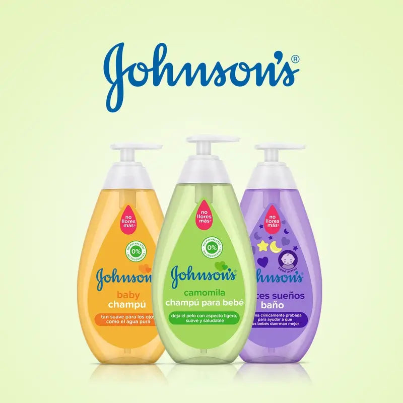 Johnson's Baby Chamomile Shampooing, idéal pour toute la famille, 300 ml