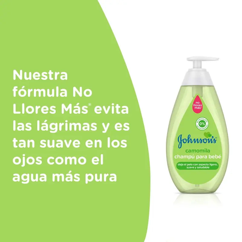 Johnson's Baby Chamomile Shampooing avec distributeur, 500ml