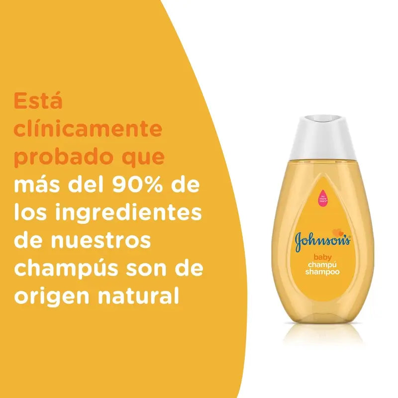 Johnson's Baby Classic Shampooing, cheveux doux, brillants et hydratés, 100 ml