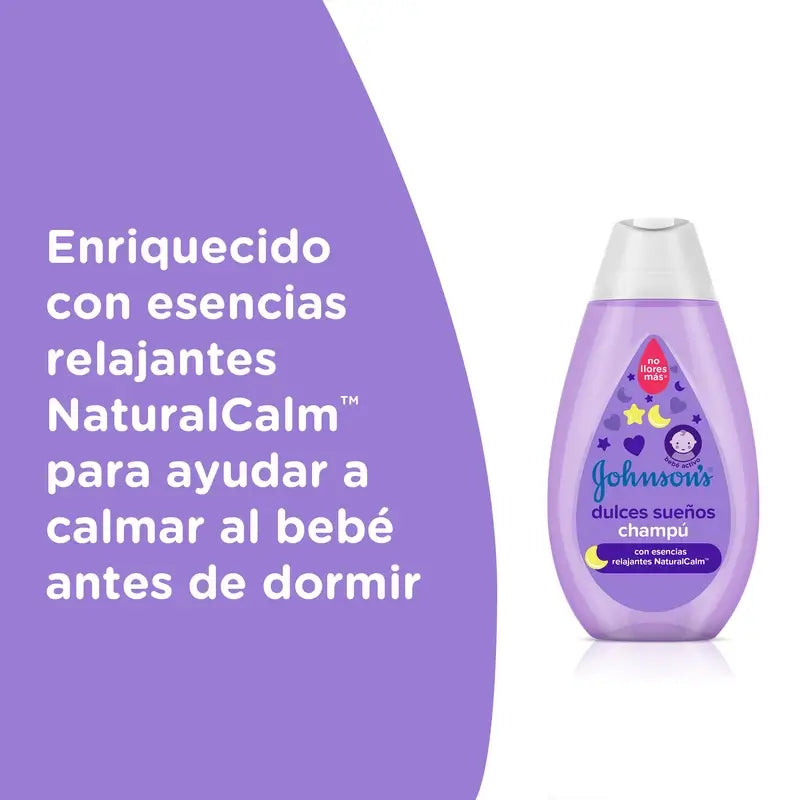 Johnson's Baby Sweet Dreams, Naturalcalm Shampooing relaxant, lavande et camomille, 300 ml