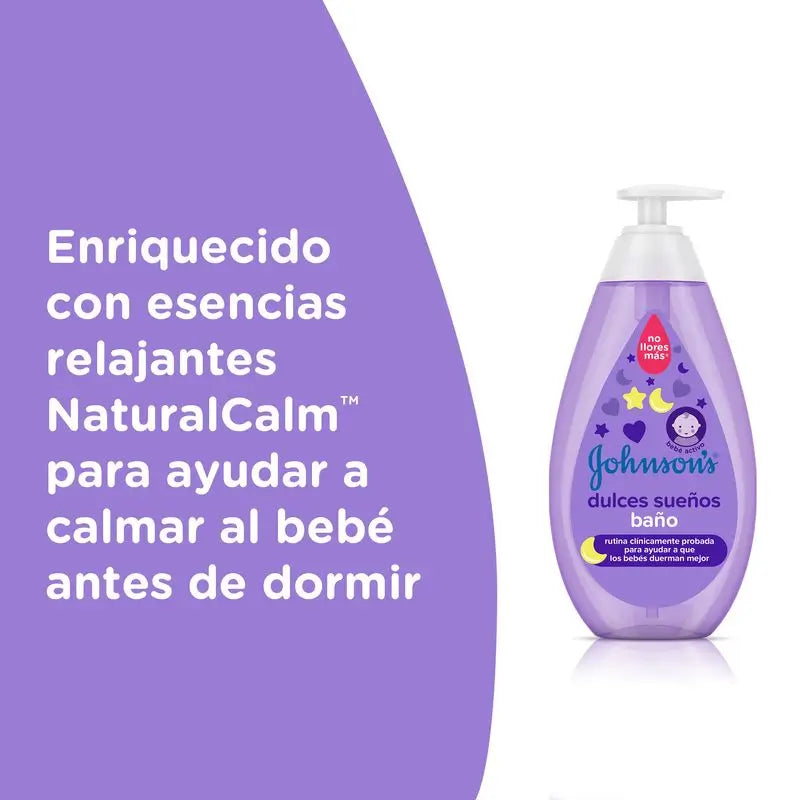 Gel de bain doux pour la peau de Johnson's Baby Sweet Dreams, usage quotidien, 750 ml
