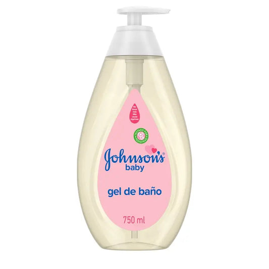 Johnson's Baby Gentle Bath, Gel de bain doux et délicat, peau sensible, 750 ml