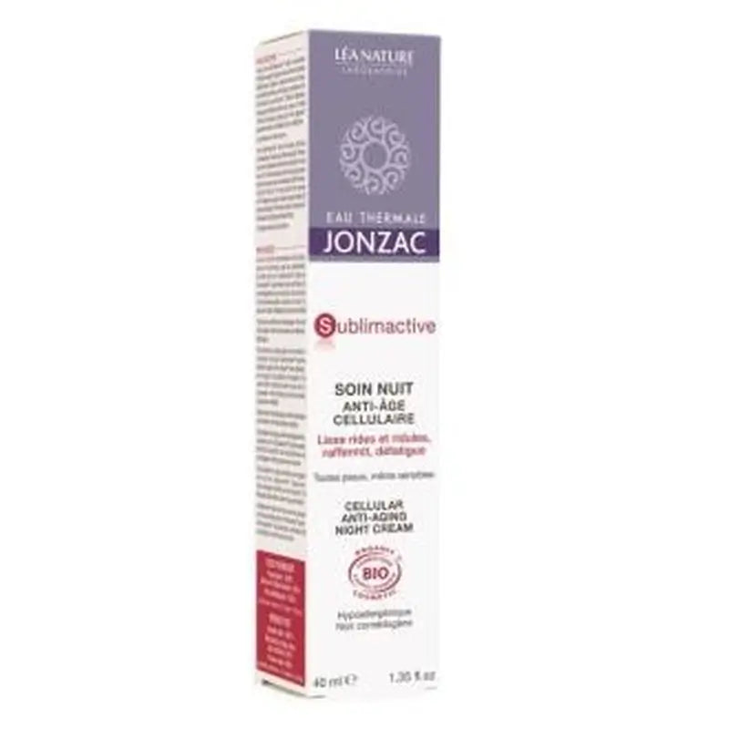 Jonzac Eco-Bio Sublimactive Anti-Aging Night Cream 40Ml. Bio