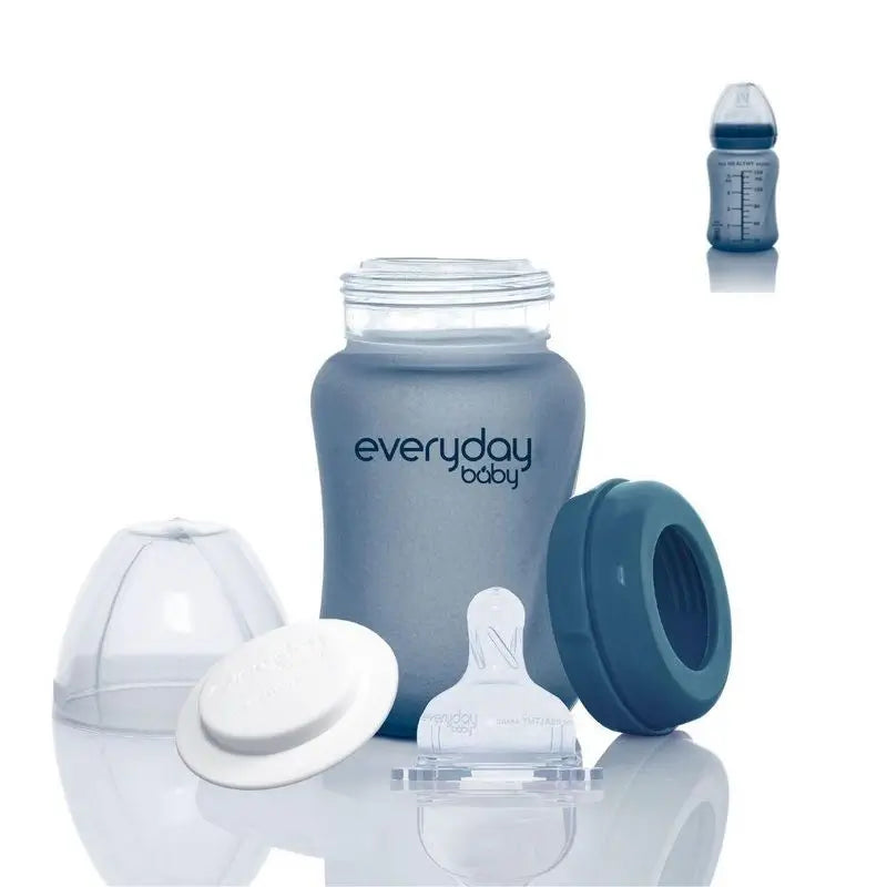 Joykids Bouteille en verre 150Ml Purple Thermos Everyday Baby