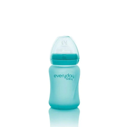 Joykids Bouteille en verre 150 ml Turquoise Thermos Everyday Baby