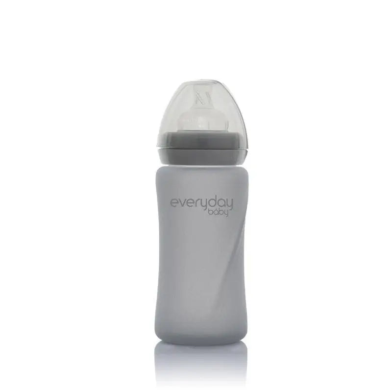 Joykids Biberon en verre 240Ml Gris Everyday Baby