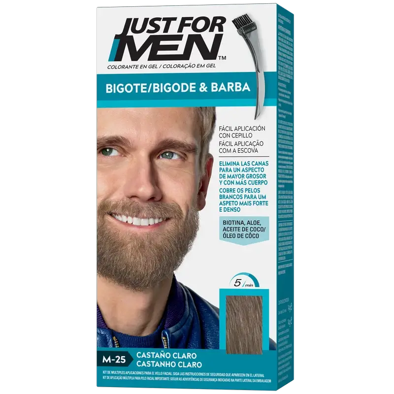Just For Men Moustache et barbe marron clair