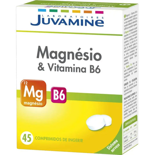 Juvamine Magnésium Vitamine B6 , 45 comprimés