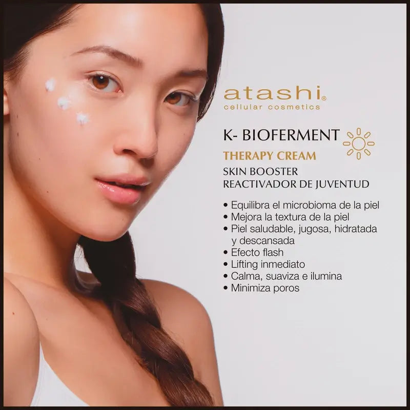 Atashi K-Bioferment Teraphy Day Cream Skin Booster Prebase 50Ml