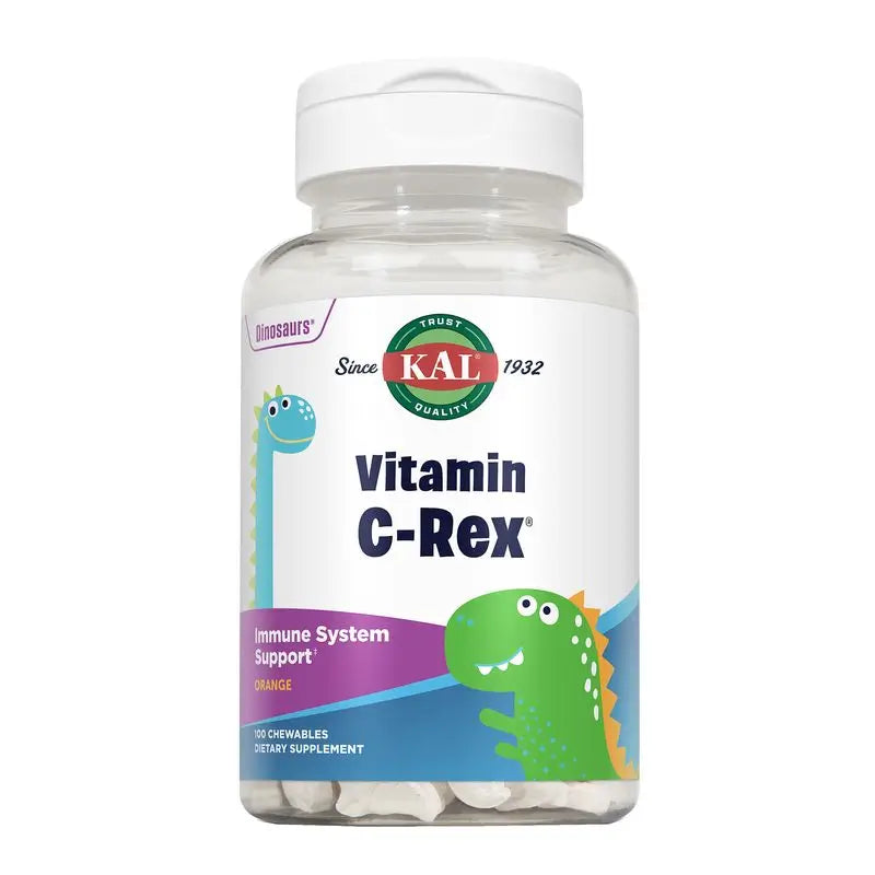 Kal Vitamin C Rex , 100 chewable tablets