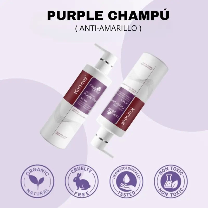Karseell Shampooing pour cheveux violets, 500 ml