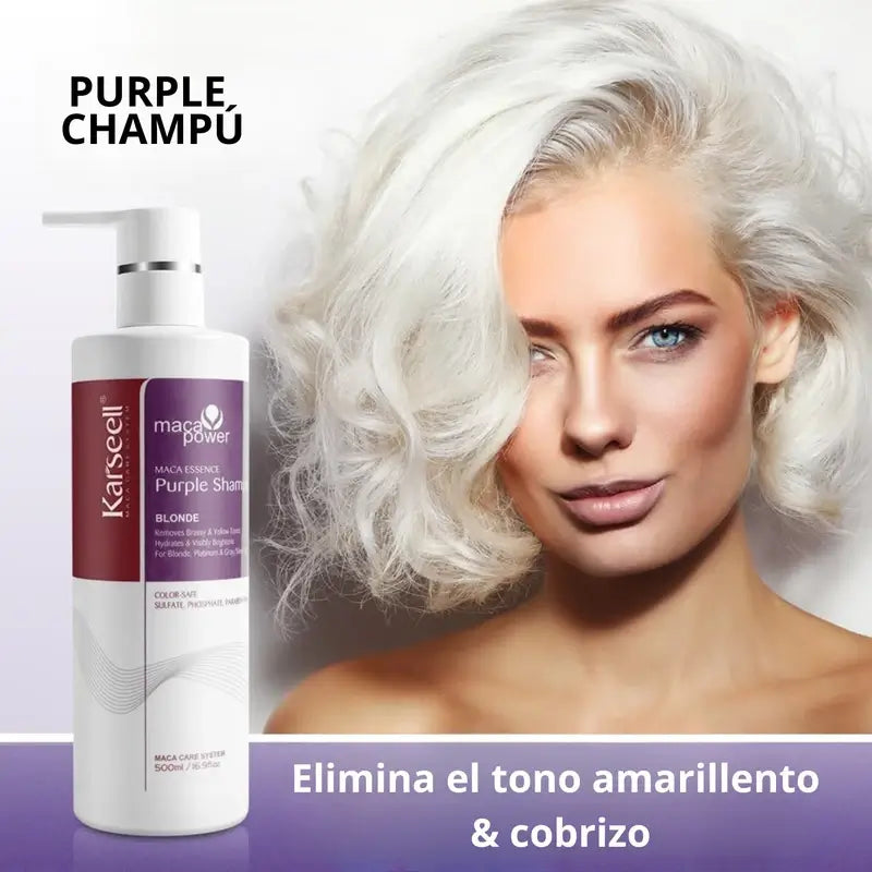 Karseell Shampooing pour cheveux violets, 500 ml