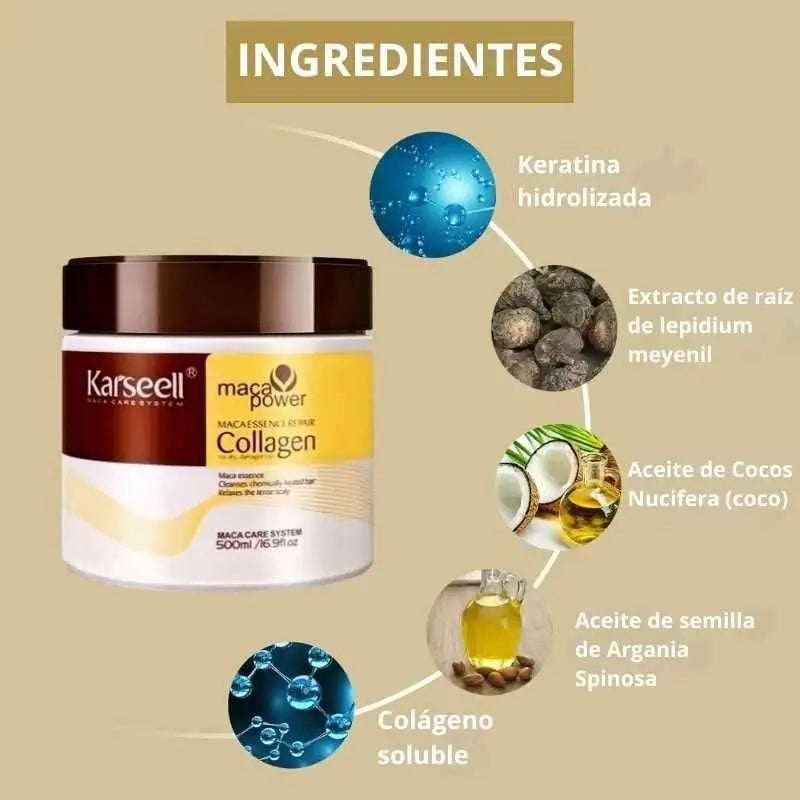 Karseell Pack Mask & Hair Oil, 550 ml