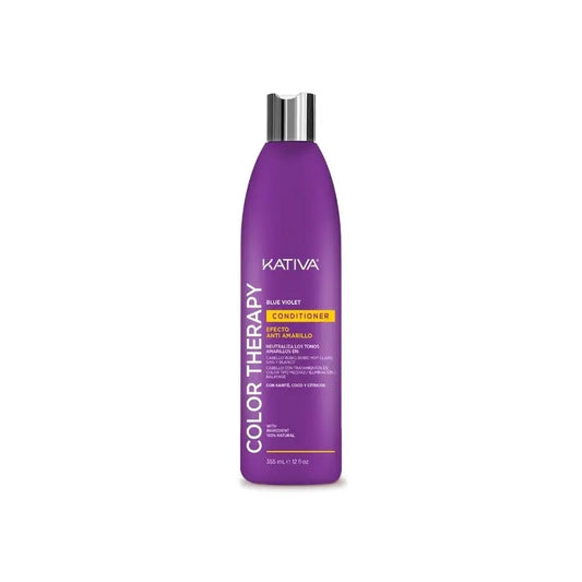 Kativa Color Therapy Après-shampoing bleu violet , 355 ml