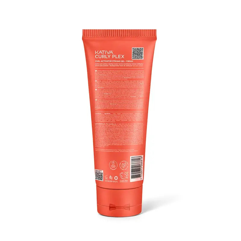 Kativa Curly Plex Curl Activator Strong Gel Cream , 240 ml