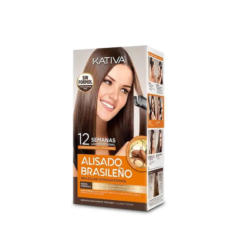 Kativa Kit de lissage à la kératine avec acide hyaluronique