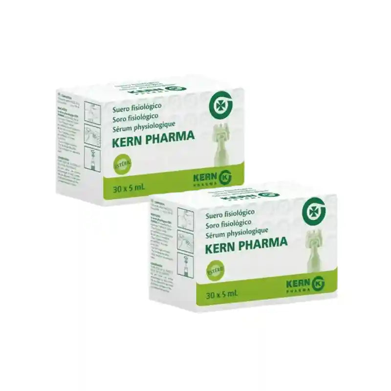 Kern Pharma Physiological Serum 5 Ml 30 Units, Pack Of 2
