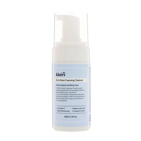 Klairs Nettoyant moussant richement hydratant, 100 ml
