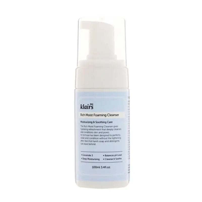 Klairs Nettoyant moussant richement hydratant, 100 ml