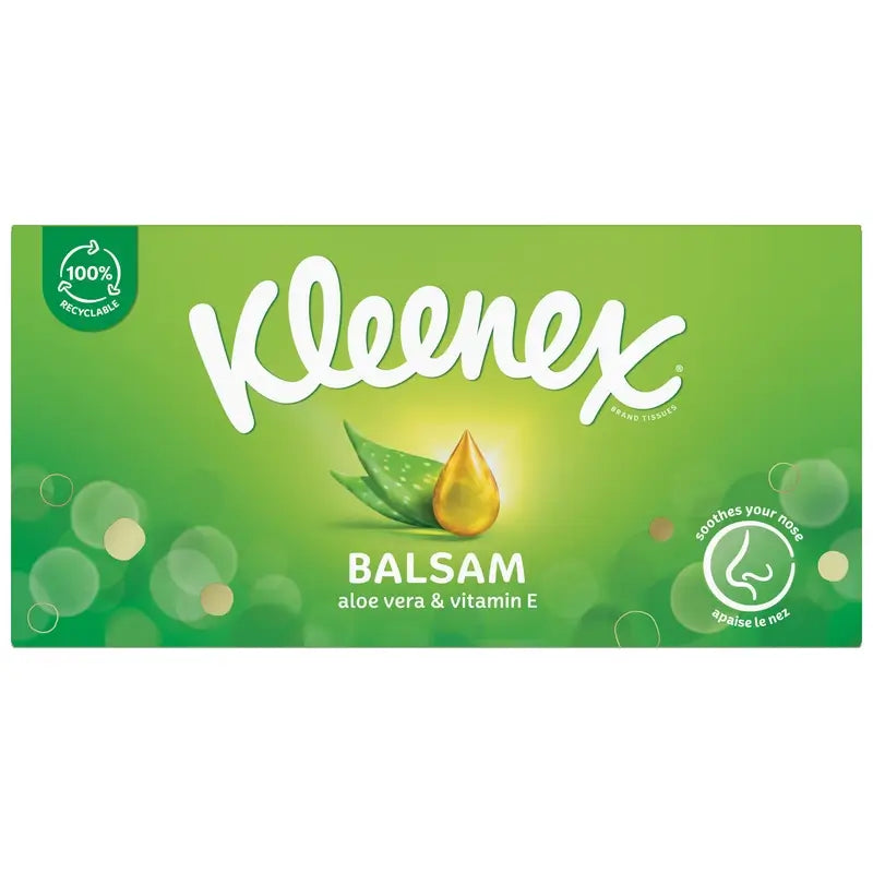 Mouchoirs en papier Kleenex Balsam, 64 pièces