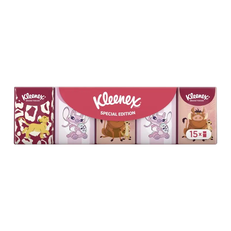 Kleenex Disney Tissue Pocket , 15 pcs.