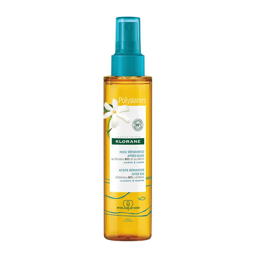 Klorane Polysianes After Sun Repair Oil With Tamanu Bio And Monoi, 150 ml
