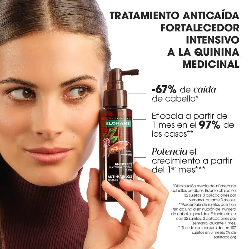 Klorane Sérum de traitement anti-chute à la quinine, 100 ml
