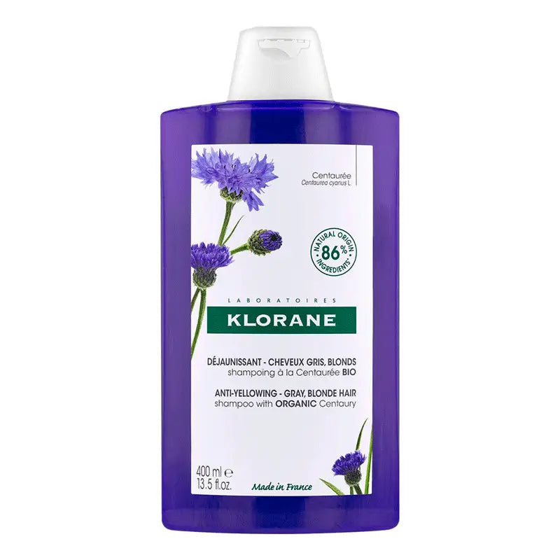 Klorane Centaurea Shampoo For White Hair 400 ml