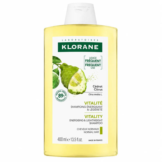 Klorane Shampooing au Citron pour cheveux gras 400 ml