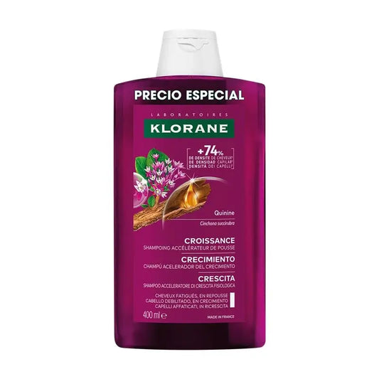 Klorane Growth Shampooing accélérateur de croissance, 400 ml