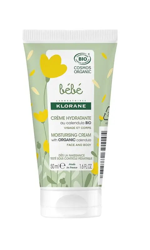 Klorane Baby Crème Hydratante au Calendula Bio , 50 ml