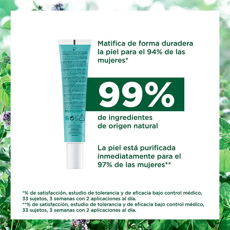 Klorane Crème Purifiante à la Menthe Aquatique Bio 40 g