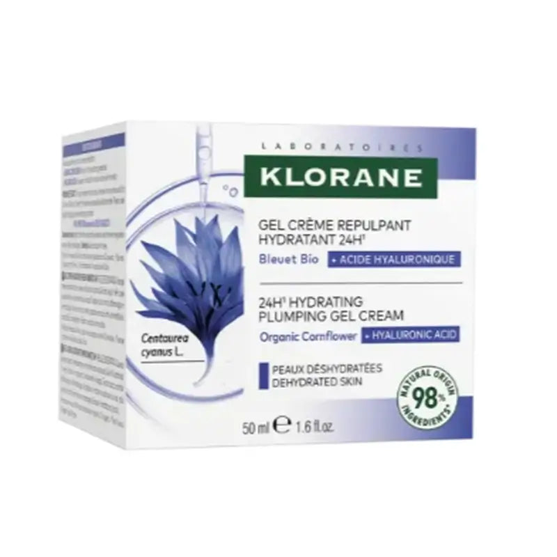 Klorane Gel Crème à l'Eau de Bleuet 50 Ml