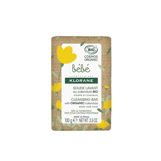 Klorane Nettoyant Corps et Cheveux au Calendula Certifié Bio - Corps et Cheveux - Bébé , 100 gr