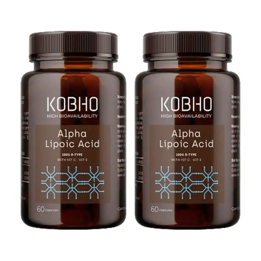 Kobho Labs Duplo Alpha Lipoic Acid Supplement, 2 x 3 x 60 gélules
