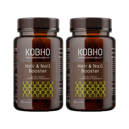 Kobho Labs Supplément Duplo Biotine + Kératine, 2 x 3 x 60 gélules