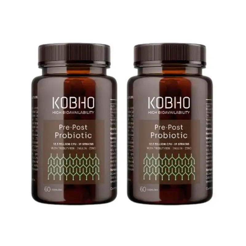 Kobho Labs Duplo Pre-Post Probiotic Supplement, 2 x 3 x 60 gélules