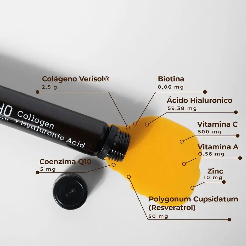 Kobho Labs Collagen + Hyaluronic Acid Supplement, 20 flacons