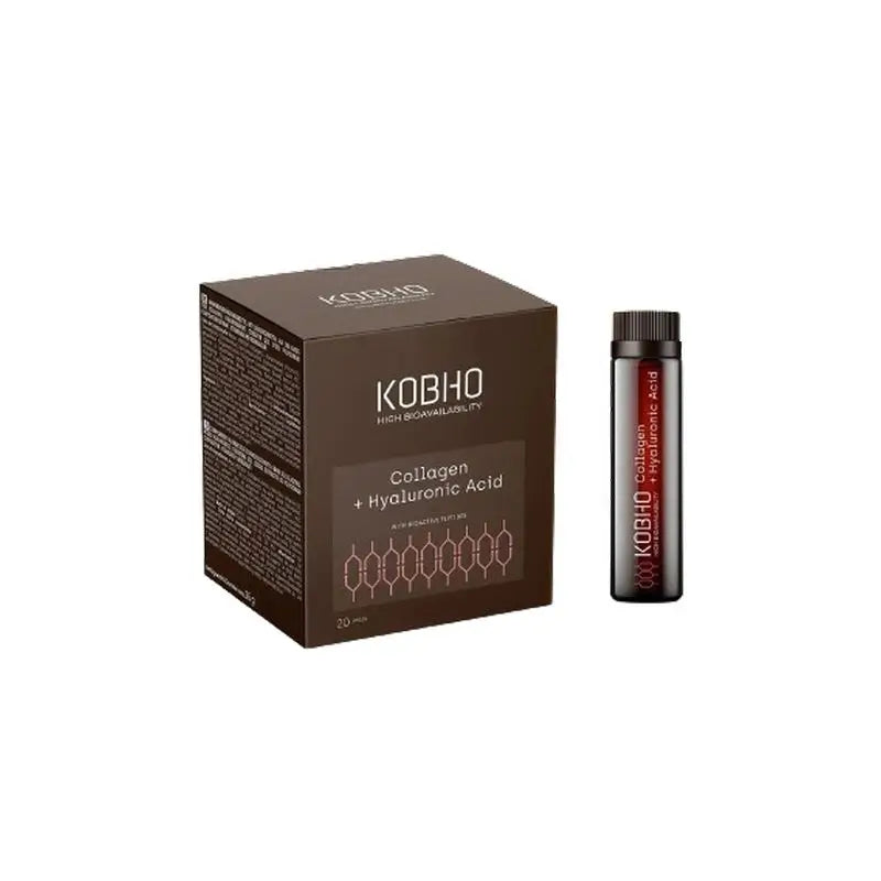 Kobho Labs Collagen + Hyaluronic Acid Supplement, 20 flacons