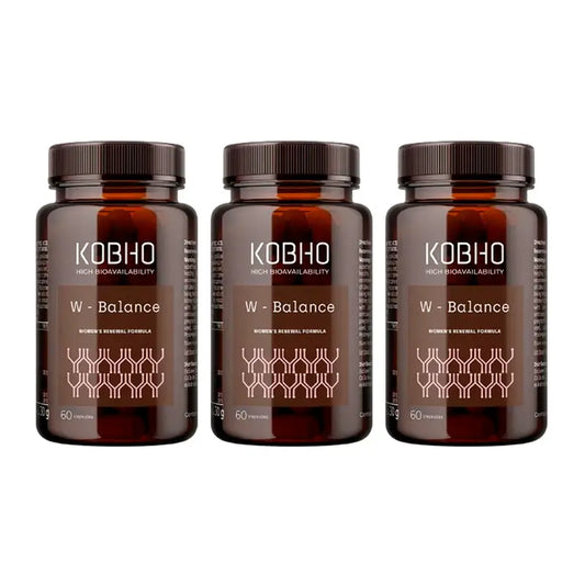 Kobho Labs Triplo W- Balance Supplement, 3 x 60 gélules