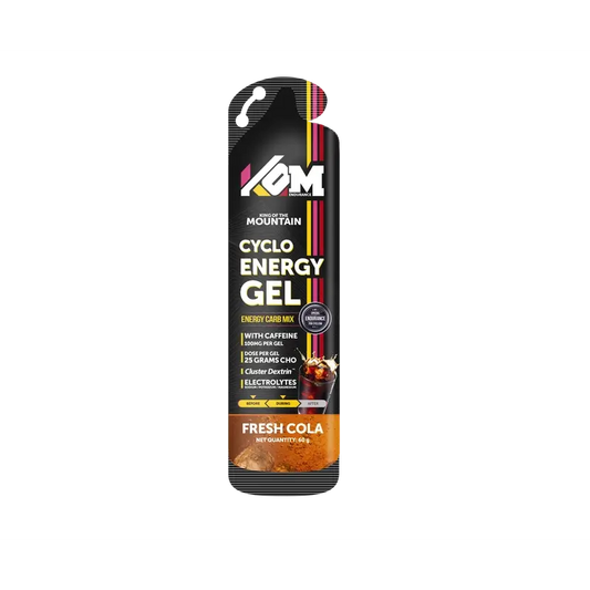 Kom Endurance Sports Nutrition Gels , boîte de 18 gels de 60g caféine+magnésium+potassium goût cola