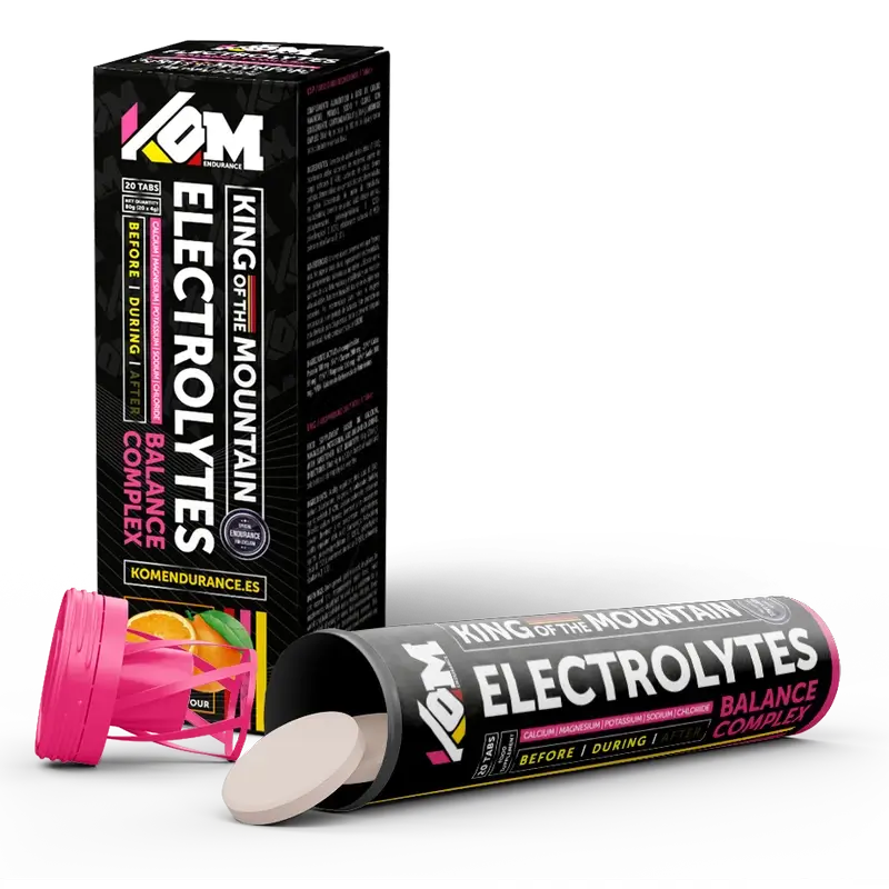Kom Endurance Hydratation Sports Nutrition , tube de 20 comprimés effervescents à l'orange